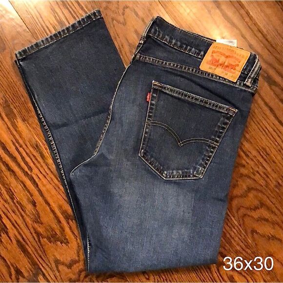 LEVIS 505 Men’s Regular Straight Leg Denim Jeans 36x30 - Picture 1 of 10